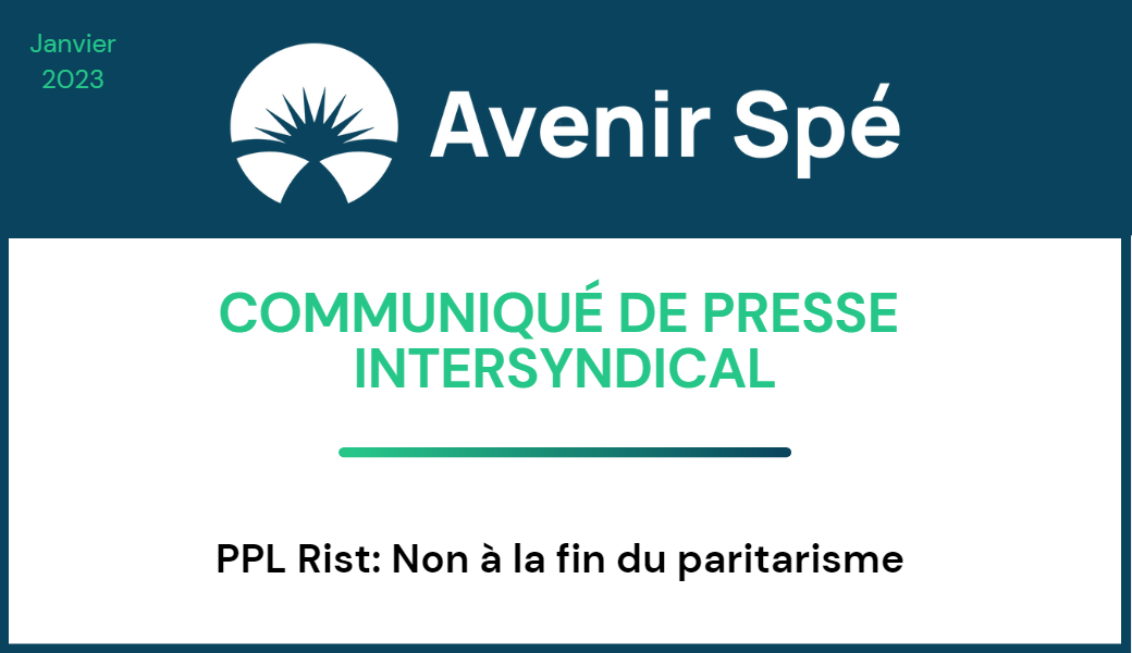 Communiqué de presse intersyndical : Non à la fin du paritarisme